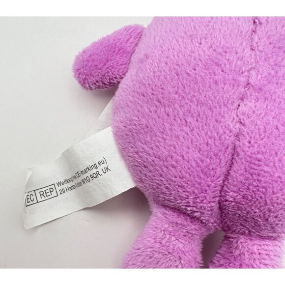 Purple Plush Bunny Keychain Bag Clip Beverly Hills Teddy Bear Co Polka Dot Ears - Picture 7 of 8
